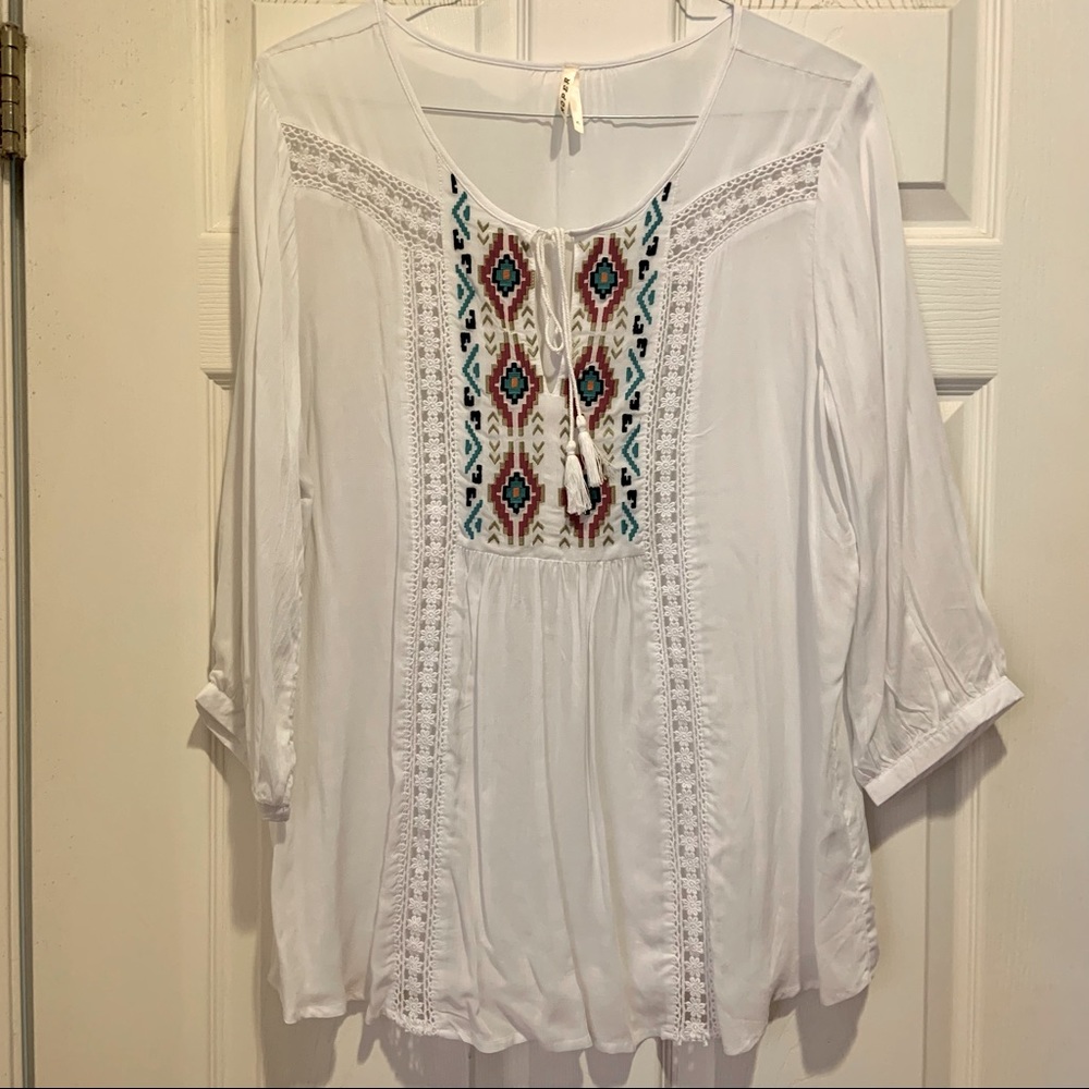 Pristine Peasant Blouse